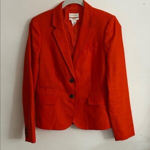 J. Crew Women's Bold Red Blazer
